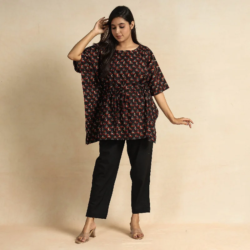 2023-448-1-38-bagru-block-printed-cotton-kaftan-pyjama-night-suit-set