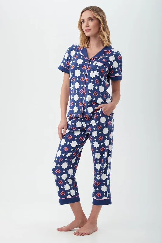 floral-tile-womens-cropped-classic-pj-set