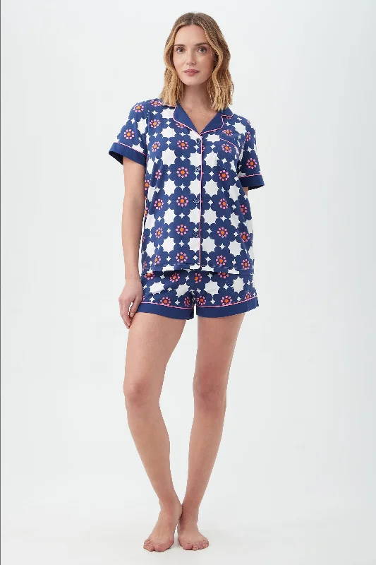 floral-tile-womens-shorty-pj-set