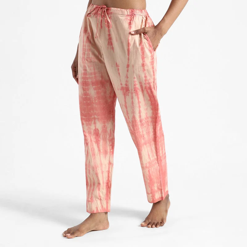 organic-cotton-pants-for-women-slim-fit-tie-dye-sun-orange