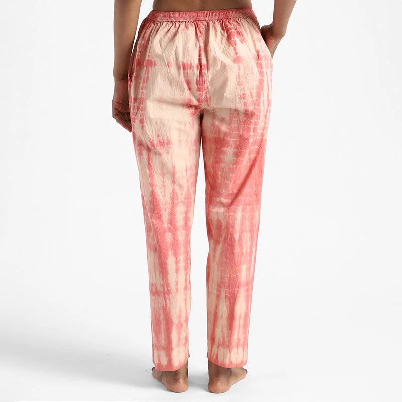 organic-cotton-pants-for-women-slim-fit-tie-dye-sun-orange