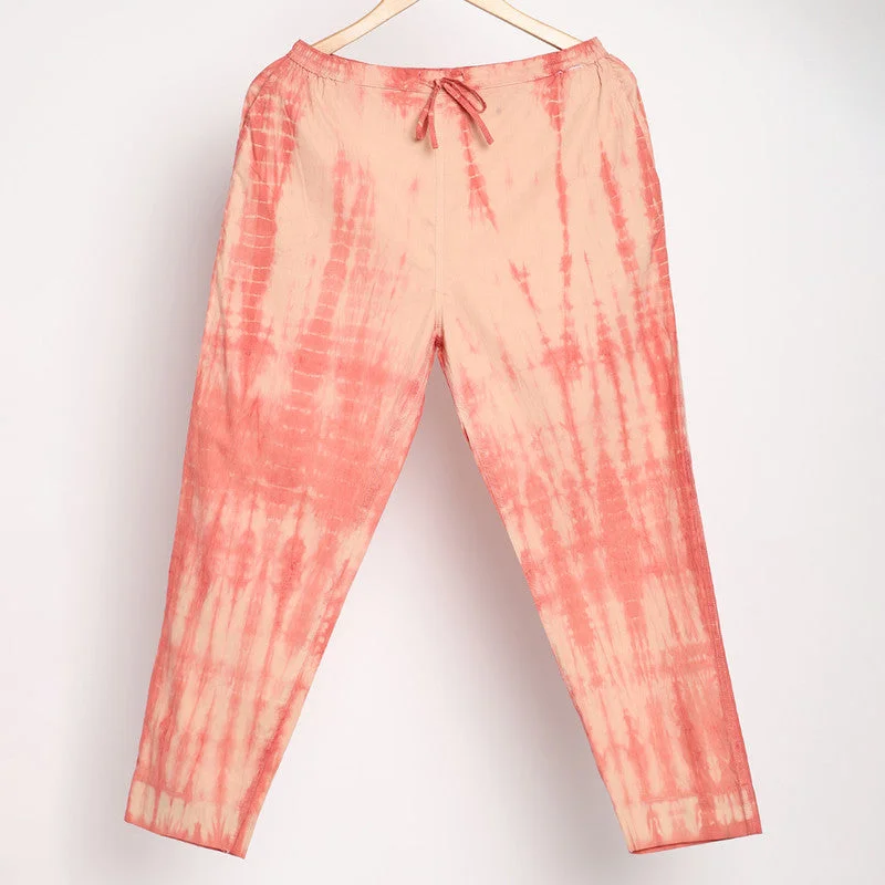 organic-cotton-pants-for-women-slim-fit-tie-dye-sun-orange