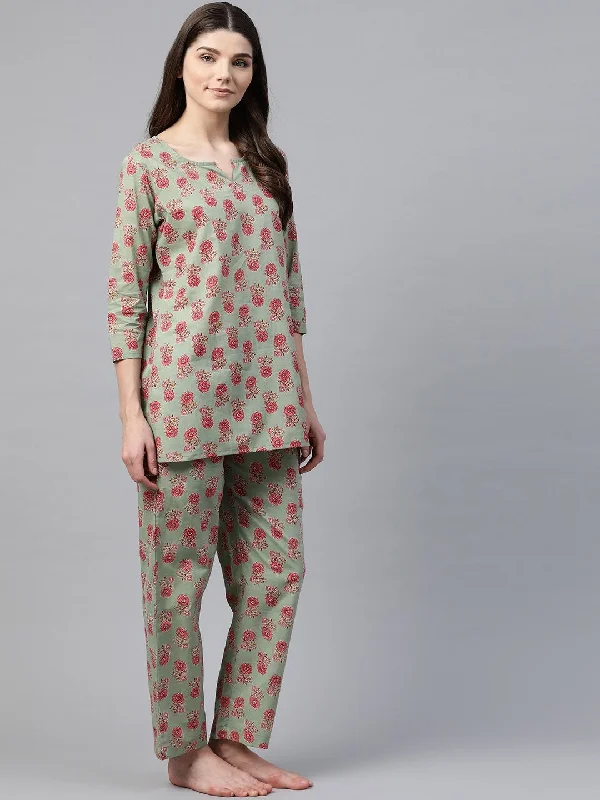 womens-green-printed-loungewear-nightwear-n2zdk0206-xs