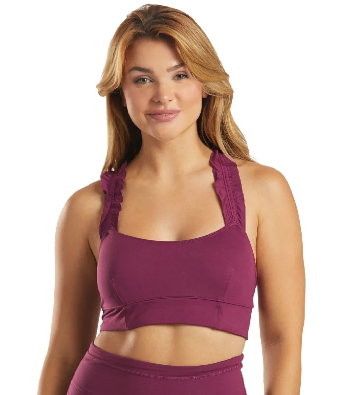 Free People Stay Centered Bra Acai