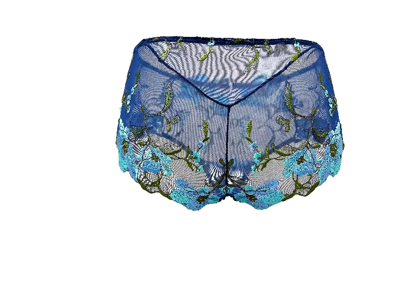 Atlantis Sea Anemone Embroidered Tulle Brief