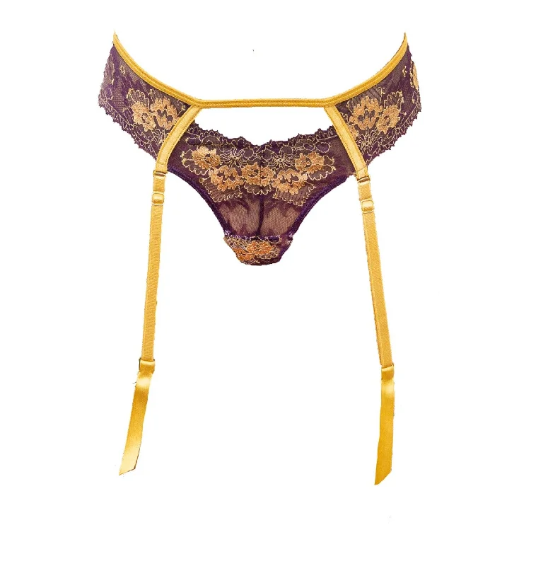 Babylon Exquisite Thong With Removable Garters