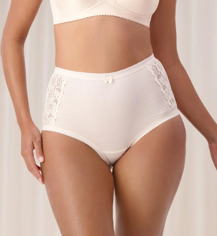 COTTON & LACE FULL BRIEF