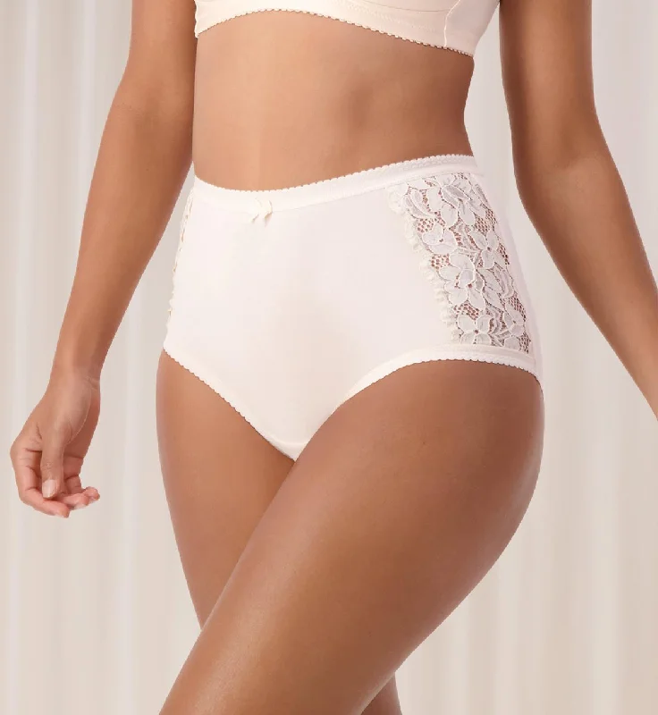 COTTON & LACE FULL BRIEF