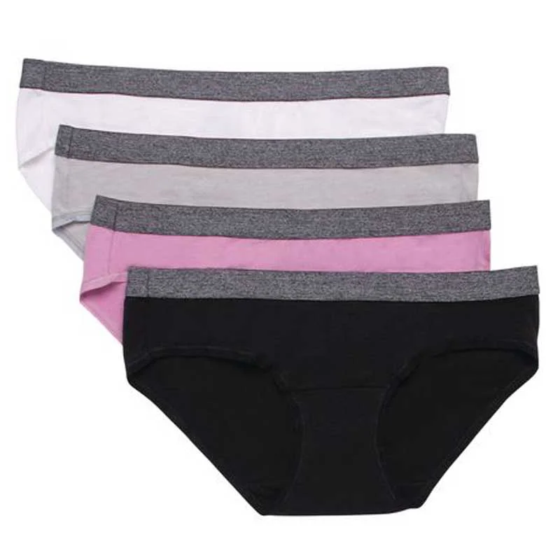 Hanes Ladies Cotton Stretch Brief 4pk