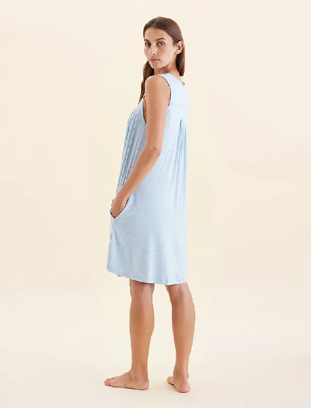 Kate Modal Soft Pleat Front Curved Nightie