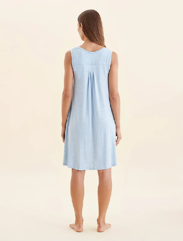 Kate Modal Soft Pleat Front Curved Nightie