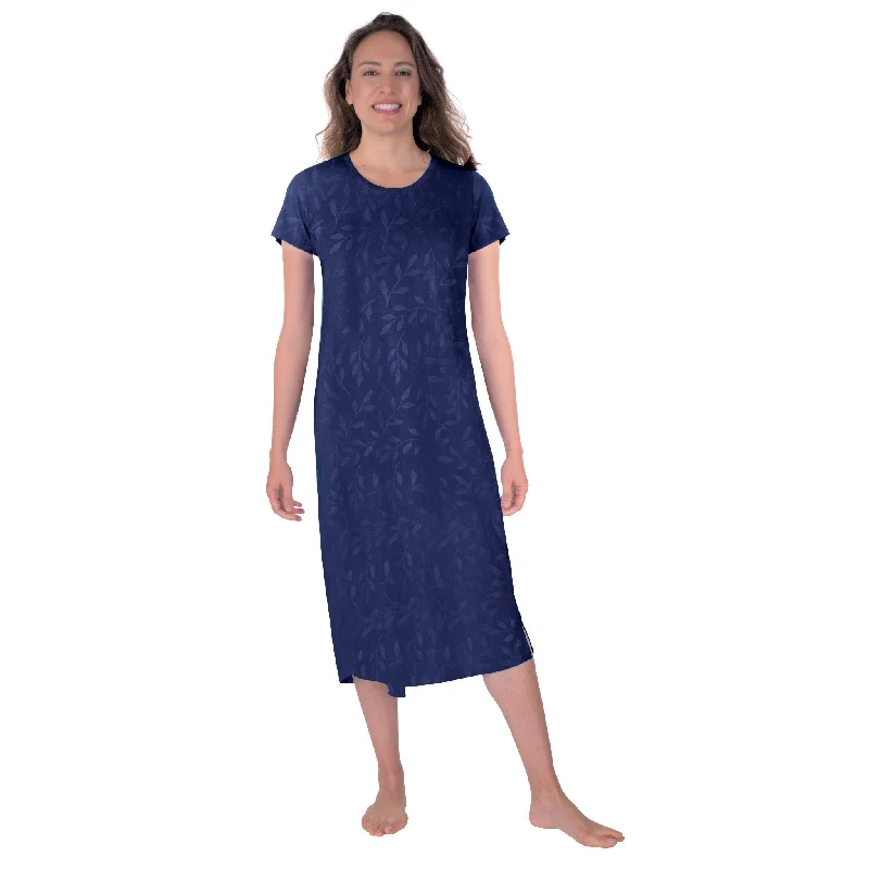 Women's Moisture Wicking Scoop Neck Nightshirt