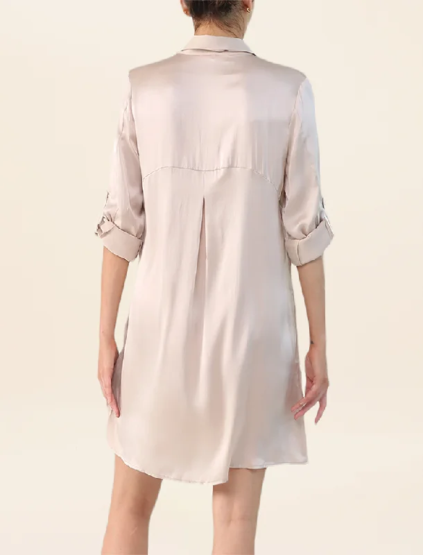 Audrey Silk Nightshirt