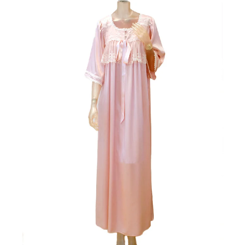 Sally Poppy Nightdress Satin