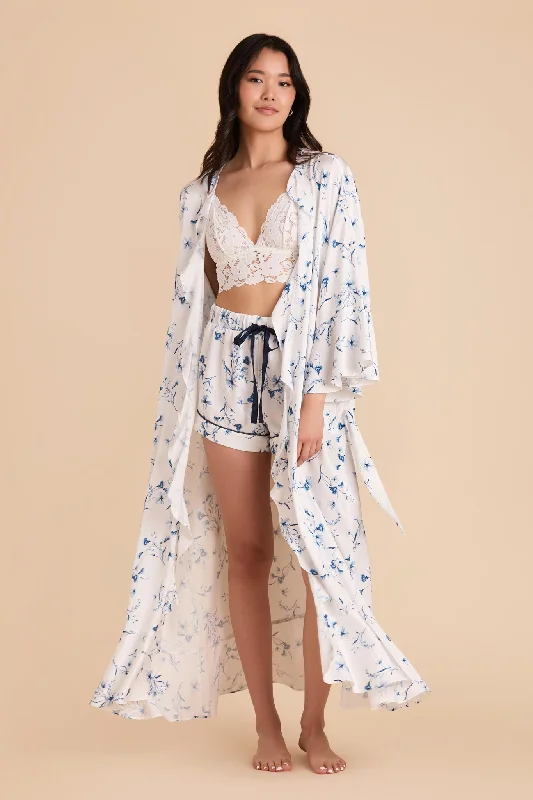 Minnie Ruffle Robe - Blue Le Fleur