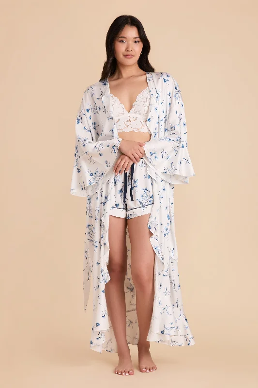 Minnie Ruffle Robe - Blue Le Fleur