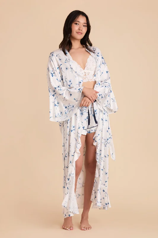 Minnie Ruffle Robe - Blue Le Fleur