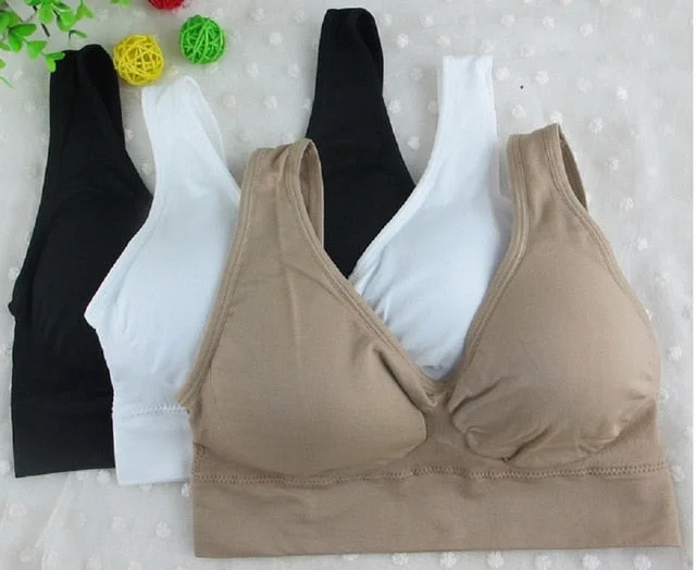 3pcs/set Sexy Bra With Pads Seamless Push Up Bra Plus Size