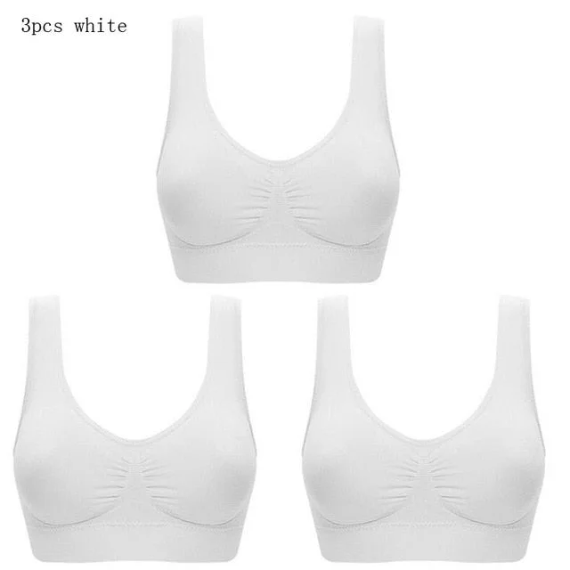 3pcs/set Women Sexy Bra With Removable Pads Seamless Push Up