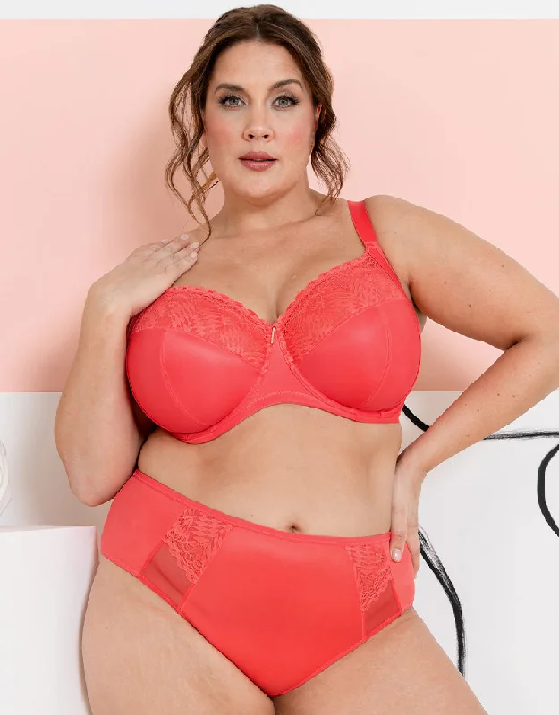 Adella Athena Full Cup Side Support Bra Papaya