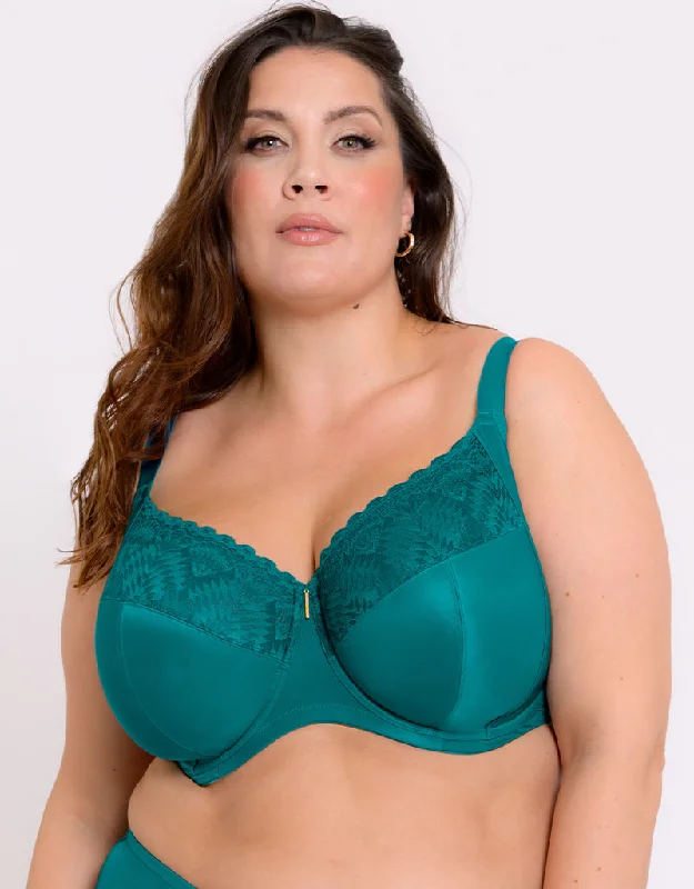 Adella Athena Full Cup Side Support Bra Teal