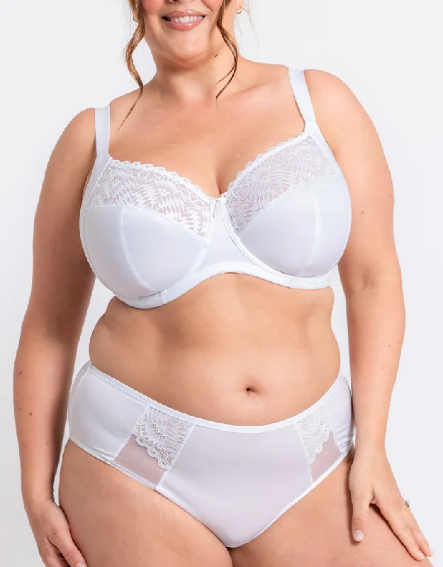 Adella Athena Full Cup Side Support Bra White