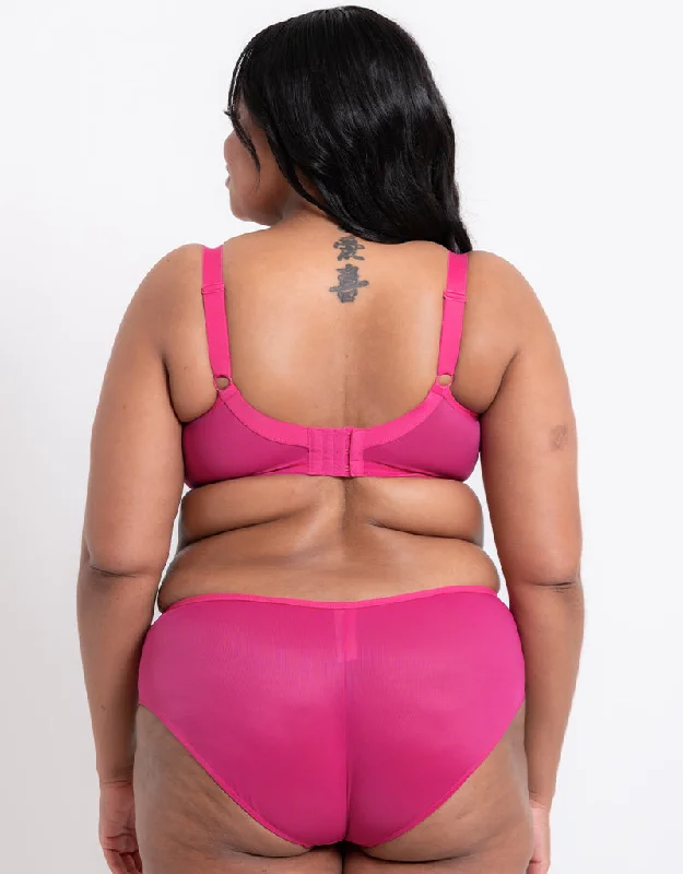 Adella Hera Full Plunge Bra Hot Pink