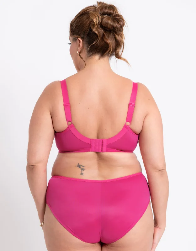 Adella Hera Full Plunge Bra Hot Pink