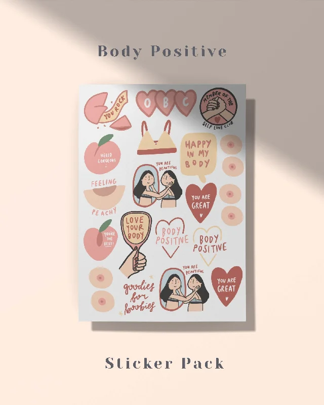 Body Positive Sticker Sheet