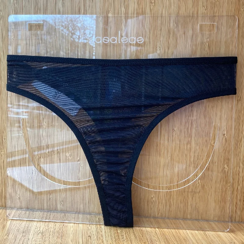 Bully Boy: Lee Mesh Thong - Black