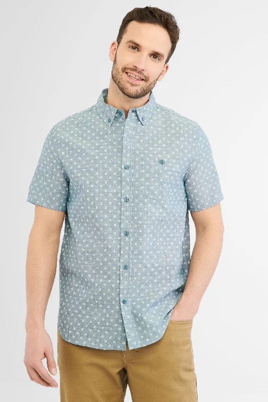 Chemise manches courtes imprimée - Homme