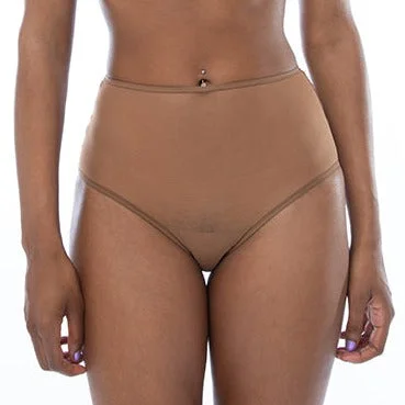 Ownbrown: Mesh High-Waisted Brief - Amani