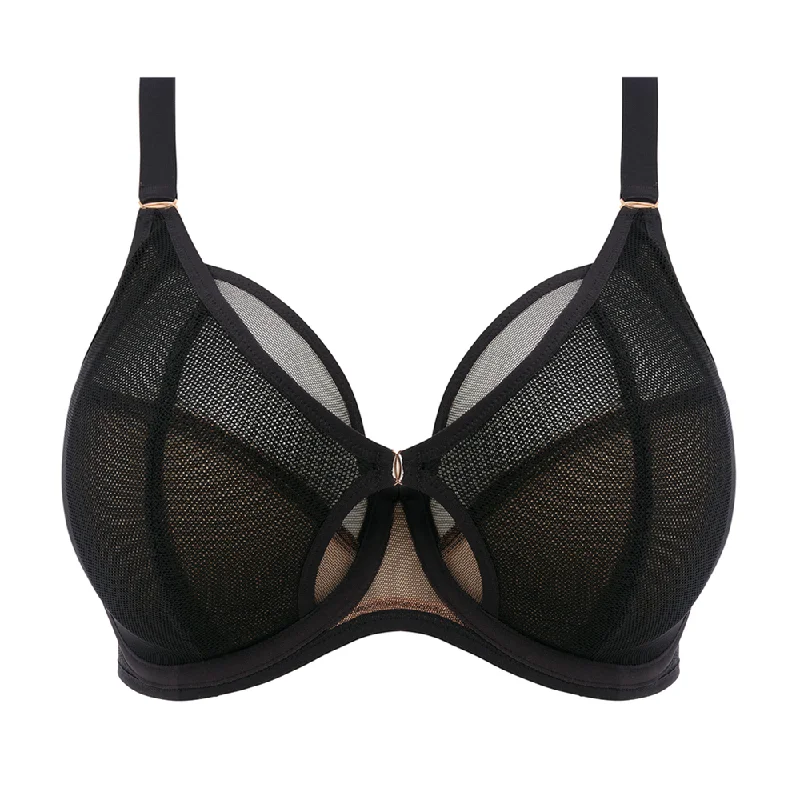 Kintai Plunge Bra Black