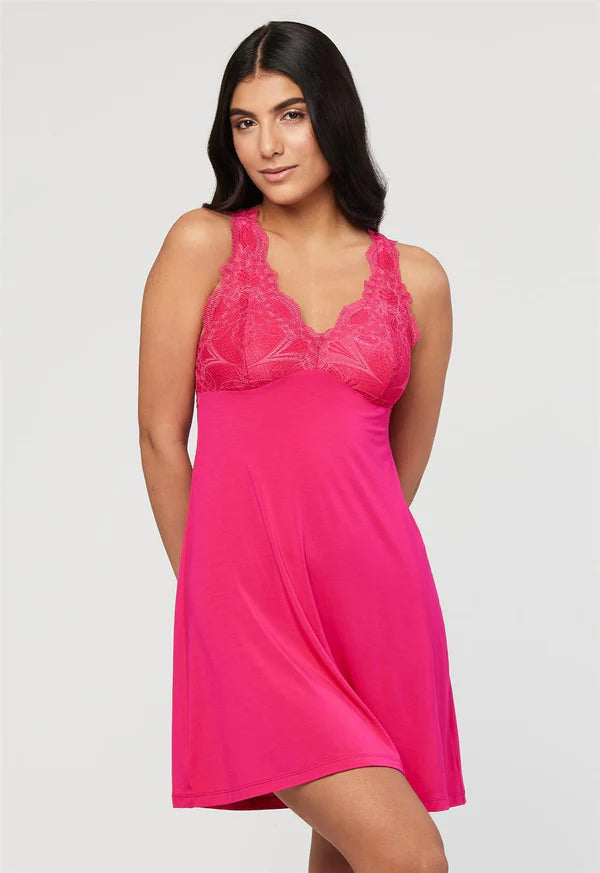 Fleur’t Iconic Chemise With Multi-Purpose Pocket - Bright Rose