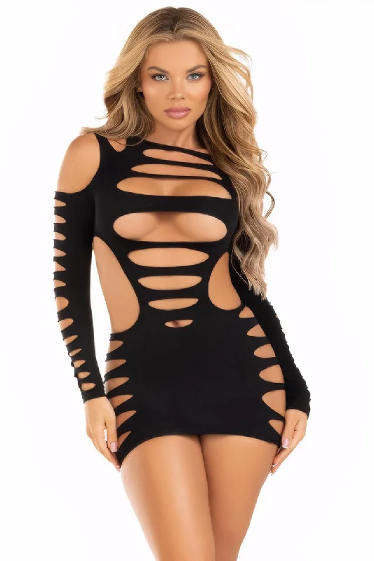 Hollow Cut Out Seamless Dress