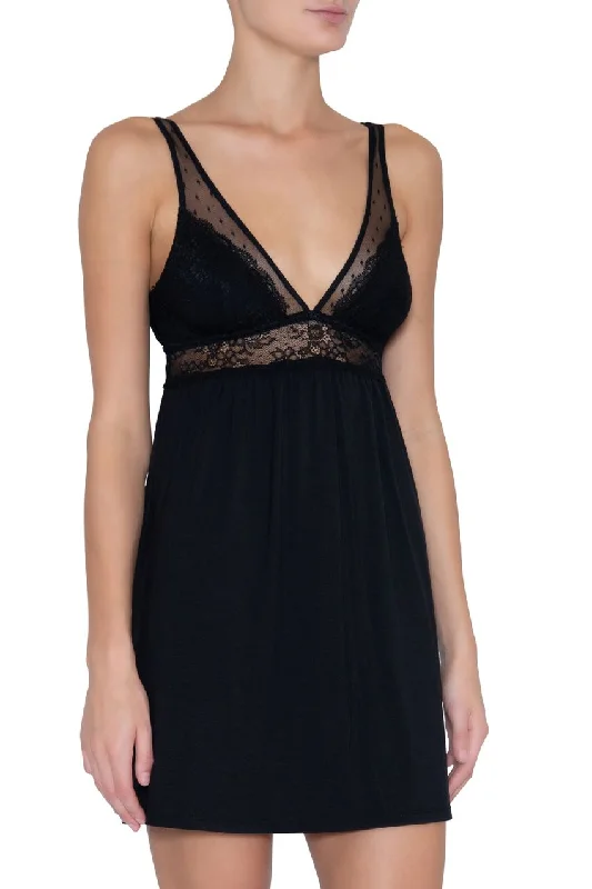 IONA Love Me Chemise in Black