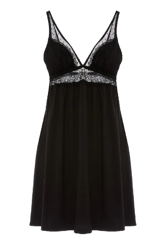 IONA Love Me Chemise in Black