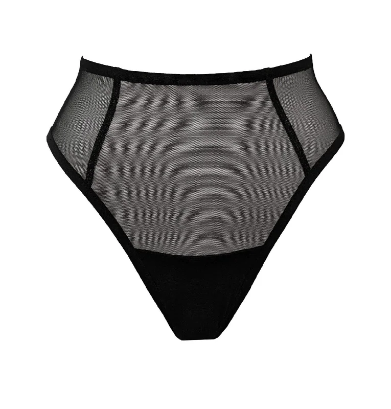 Kayleigh Peddie: Azalea Ouvert Brief - Black