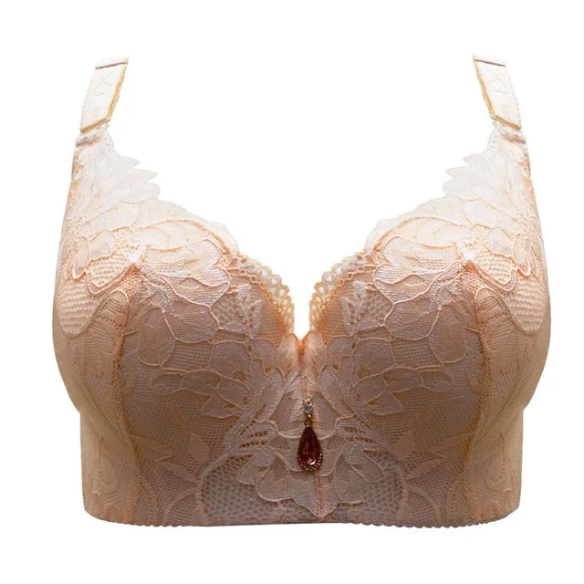 Lace Bra Push Up Bra Cup Plus Size