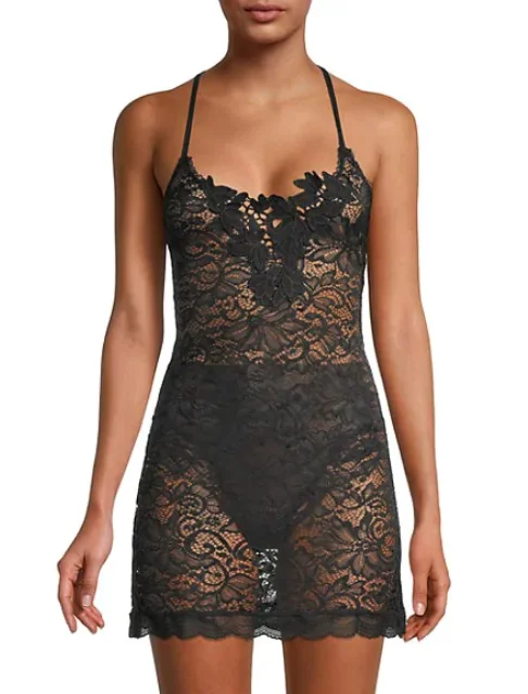 LOVE ME DO Chemise in Black