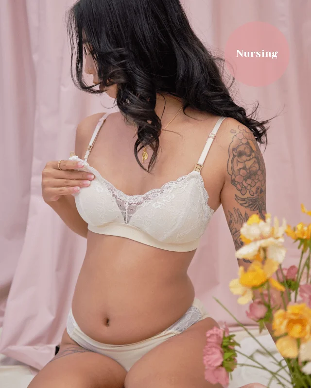 nursing - start anew padded bralette in daydreamer