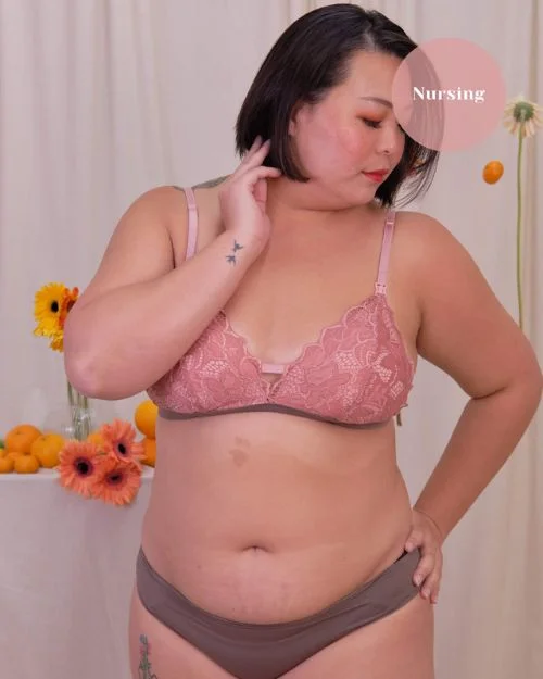 nursing - sweet kisses padded bralette in chance