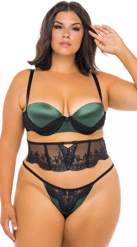 Plus Size Change My Mind Bra Set