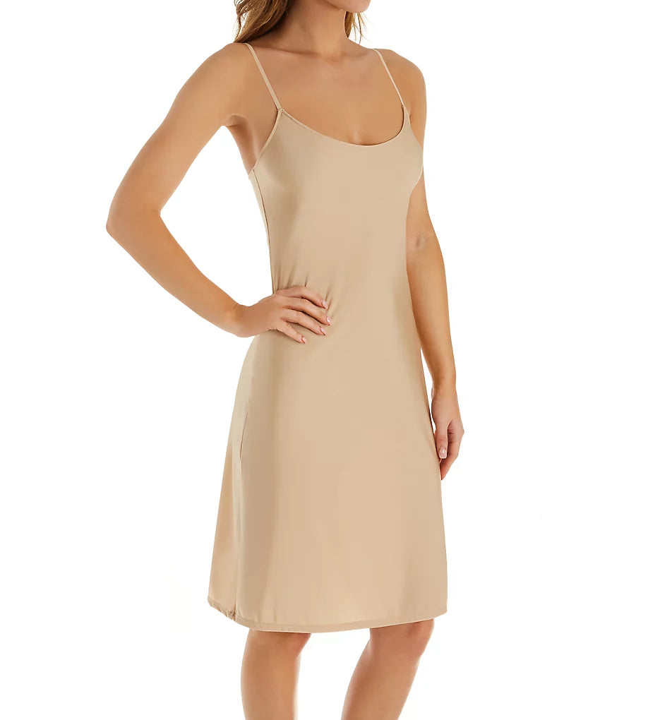 SECOND SKIN Chemise Slip in Nude