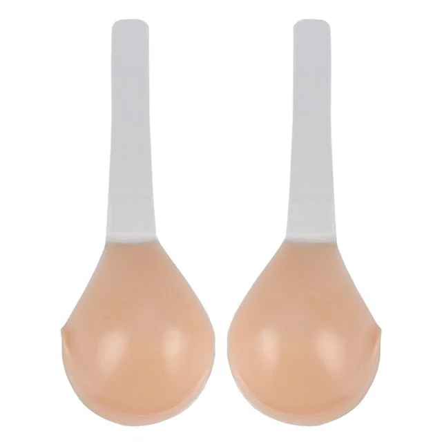 Silicone Bra Plus size Sexy Lady Invisible Strapless Bra