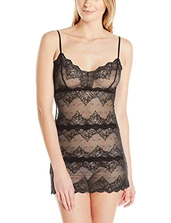 SO FINE Lace Chemette in Black