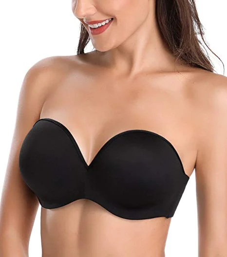 Strapless Multiway Bra Full Figure Underwire Push-up Contour Bra