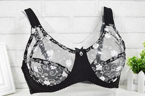 Women Lace Bralette Bra Plus Size Unpadded