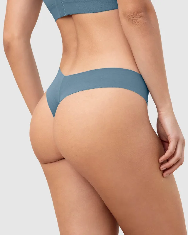 Panty brasilera invisible ultraplano sin elásticos y de pocas costuras