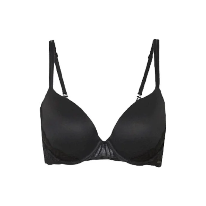 Calvin Klein Lightly Lined Demi Black Bra